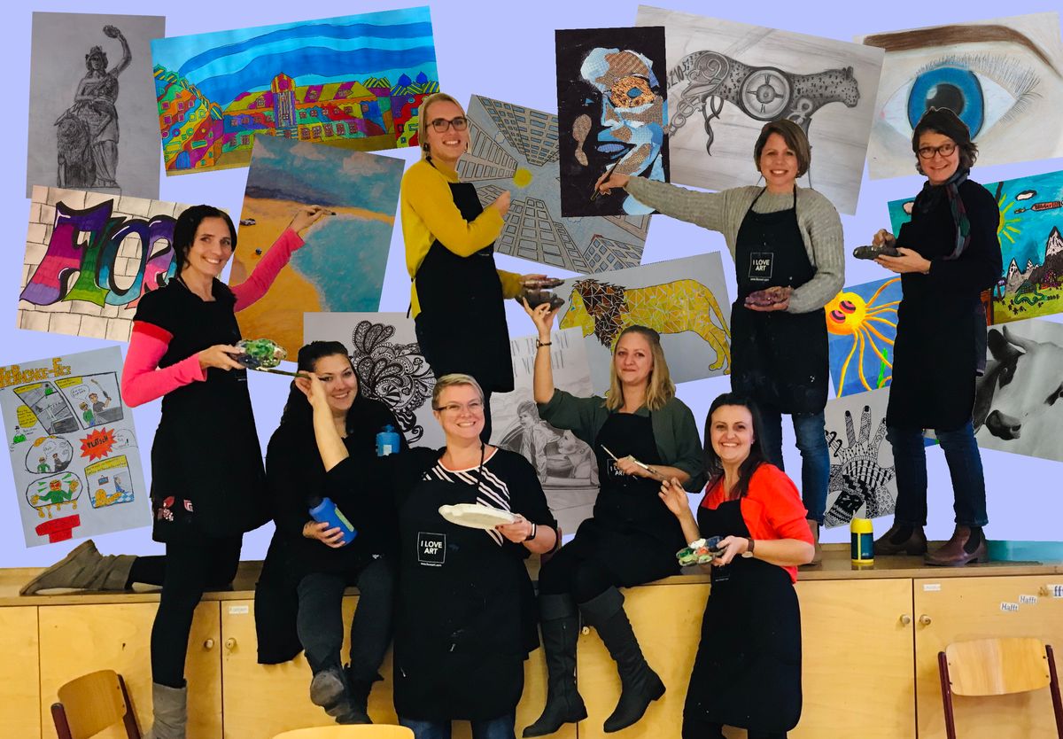 Fachschaften Werken und Kunst Lehrer stellen Kunstwerke vor