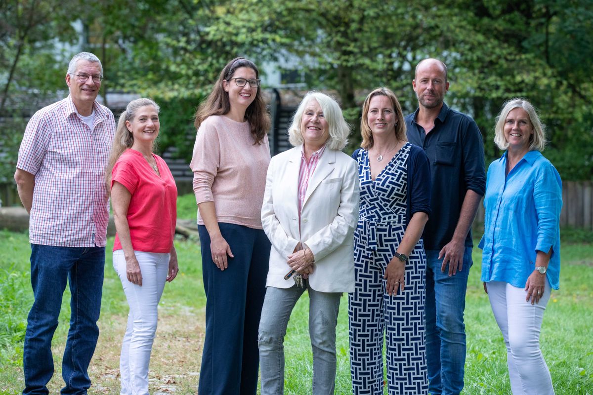 BerR Norbert Huber, BerRin Nicole Petz, RSKin Katharina Kolesaric, RSDin Gundula Socher, ZwRSKin Schulleitung der Ferdinand-von-Miller-Realschule
