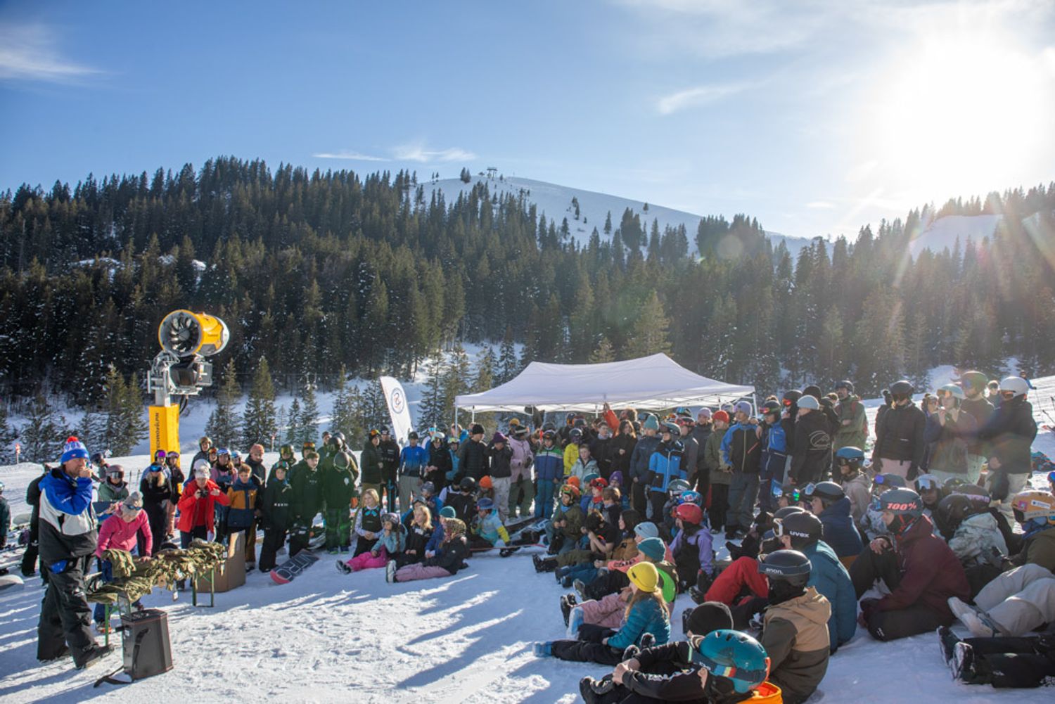 Snowboarden statt Schule